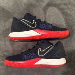 Nike Kyrie Irving Blue and Red Basketball Sneakers